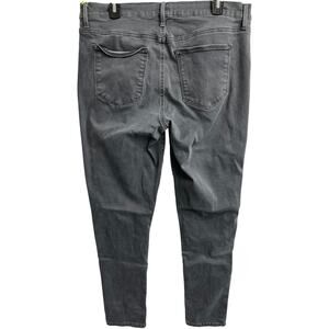 Gap Jeans Women Size 33 Gray Denim Minimalist Skinny PILLING INNER THIGH